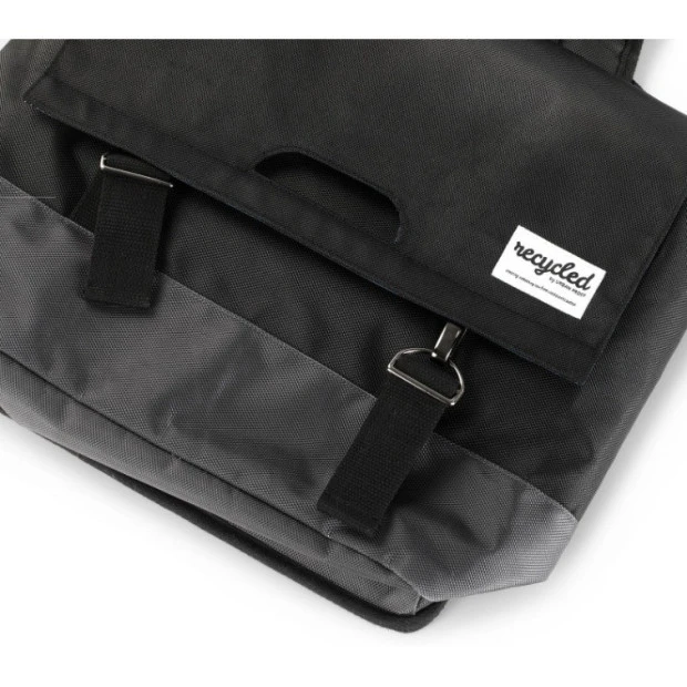 Paire De Sacoches Recyclées Urban Proof 55L Noir/Gris 2 Paire De Sacoches Recyclées Urban Proof 55L Noir/Gris – Image 2