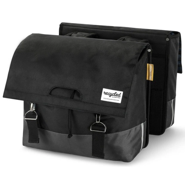 Paire De Sacoches Recyclées Urban Proof 55L Noir/Gris 1 Paire De Sacoches Recyclées Urban Proof 55L Noir/Gris